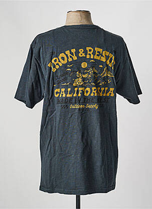 T-shirt stretch manches courtes gris IRON AND RESIN homme