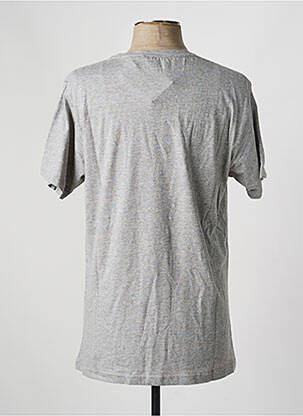 T-shirt tissage chiné manches courtes gris IRON AND RESIN homme