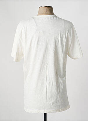 T-shirt stretch manches courtes blanc DAYTONA homme