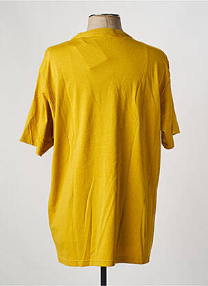 T-shirt stretch manches courtes jaune IRON AND RESIN homme