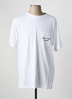 T-shirt stretch manches courtes blanc IRON AND RESIN homme