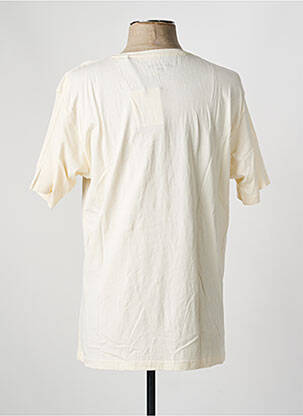 T-shirt stretch manches courtes beige IRON AND RESIN homme