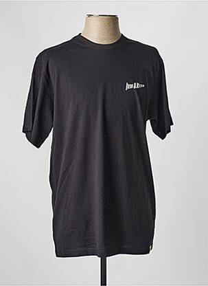 T-shirt stretch manches courtes noir IRON AND RESIN homme