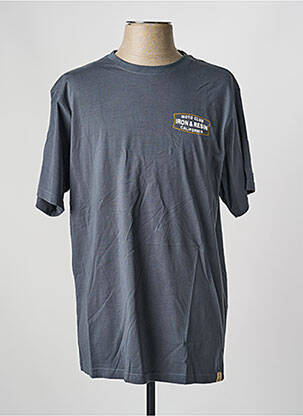T-shirt stretch manches courtes gris IRON AND RESIN homme