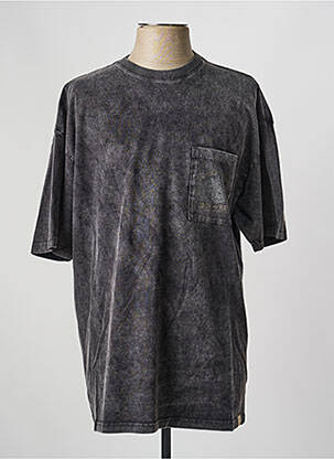 T-shirt stretch manches courtes gris IRON AND RESIN homme