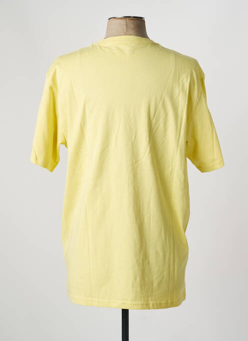 T-shirt stretch manches courtes jaune IRON AND RESIN homme