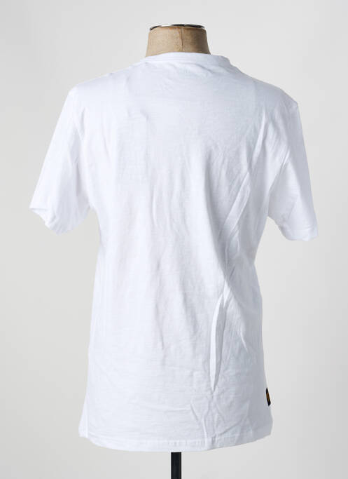 T-shirt stretch manches courtes blanc DAYTONA homme