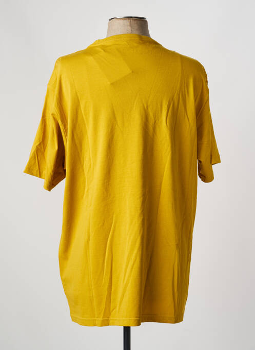 T-shirt stretch manches courtes jaune IRON AND RESIN homme