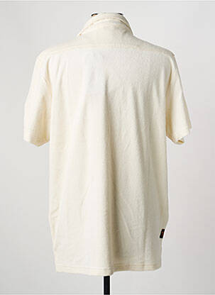 Chemise manches courtes coupe cintrée beige DAYTONA homme