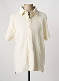 Chemise manches courtes coupe droite beige IRON AND RESIN homme