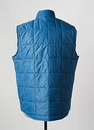 Doudoune fermeture zippée sur le devant sans capuche bleu IRON AND RESIN homme