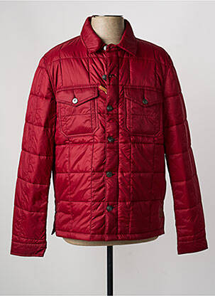 Doudoune manches longues sans capuche rouge IRON AND RESIN homme