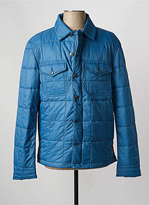 Doudoune manches longues sans capuche bleu IRON AND RESIN homme
