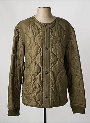 Doudoune manches longues sans capuche vert IRON AND RESIN homme