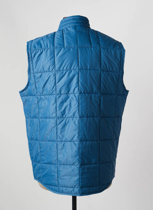 Doudoune fermeture zippée sur le devant sans capuche bleu IRON AND RESIN homme