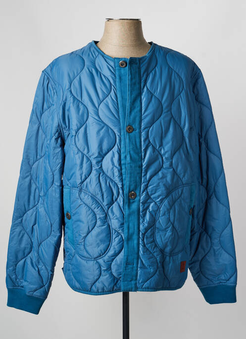 Doudoune manches longues sans capuche bleu IRON AND RESIN homme
