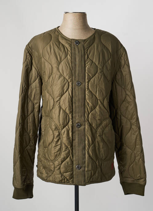 Doudoune manches longues sans capuche vert IRON AND RESIN homme