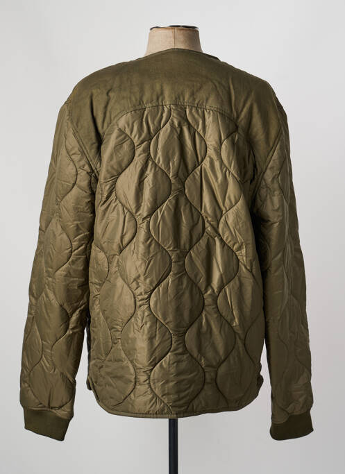 Doudoune manches longues sans capuche vert IRON AND RESIN homme