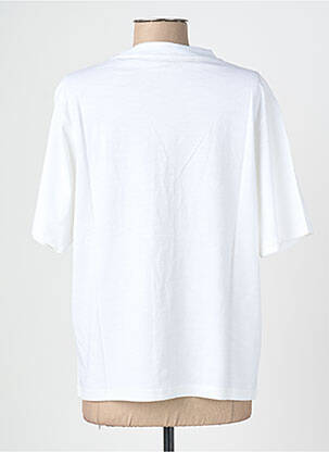 T-shirt coupe droite manches courtes blanc ROSE GARDEN femme