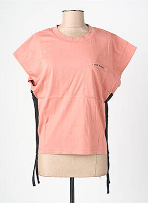 T-shirt stretch manches courtes rose ROSE GARDEN femme