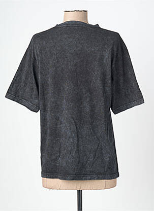 T-shirt imprimé fantaisie manches courtes gris ROSE GARDEN femme
