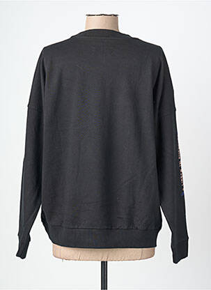 Sweat-shirt stretch manches longues noir ROSE GARDEN femme