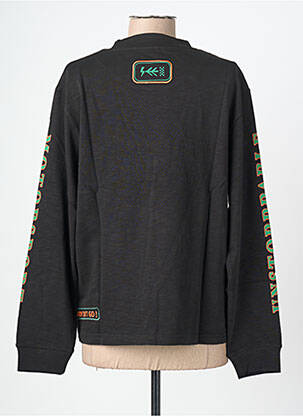 Sweat-shirt stretch manches longues noir ROSE GARDEN femme