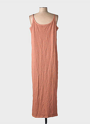 Robe longue sans manche sans manche rose ROSE GARDEN femme