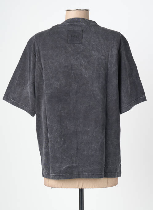 T-shirt coupe droite manches courtes gris ROSE GARDEN femme
