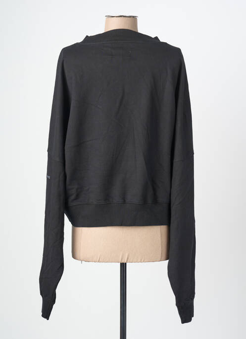 Sweat-shirt stretch manches longues noir ROSE GARDEN femme