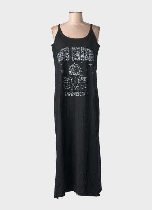 Robe longue sans manche sans manche noir ROSE GARDEN femme