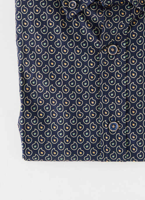 Chemise manches longues poignets boutonnés noir EMYLE homme