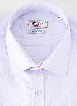 Chemise manches longues poches rose EMYLE homme