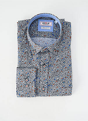 Chemise manches longues poignets boutonnés gris EMYLE homme