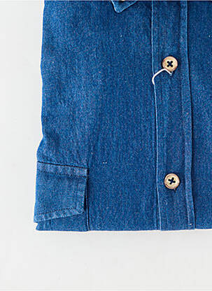 Chemise manches longues poches bleu EMYLE homme
