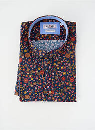 Chemise manches longues poches bleu EMYLE homme