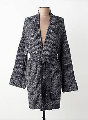 Gilet manches longues stretch gris YEST femme