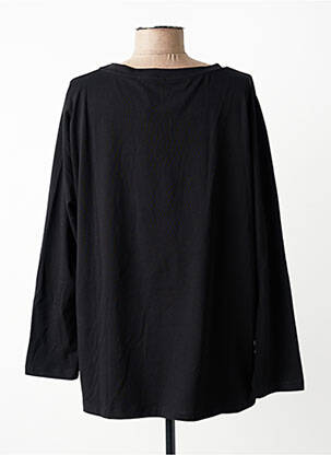 Top stretch manches longues noir SOPHIA femme