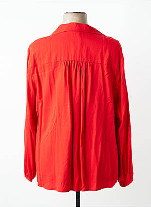 Blouse manches longues manches longues rouge MAT. femme
