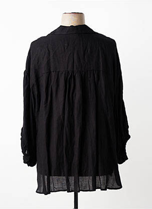 Blouse manches longues manches longues noir MAT. femme