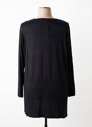 Tunique manches longues col v noir SOPHIA femme