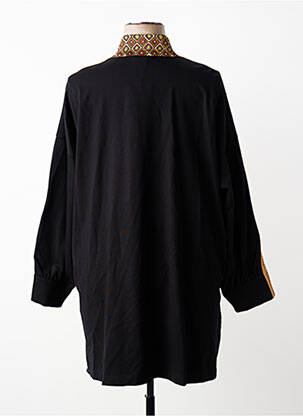 Veste casual coupe droite marron MAT. femme