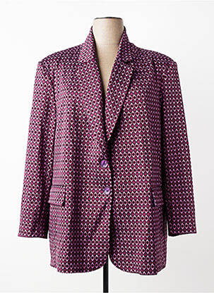 Blazer poches violet MAT. femme