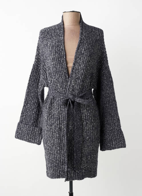 Gilet manches longues stretch gris YEST femme