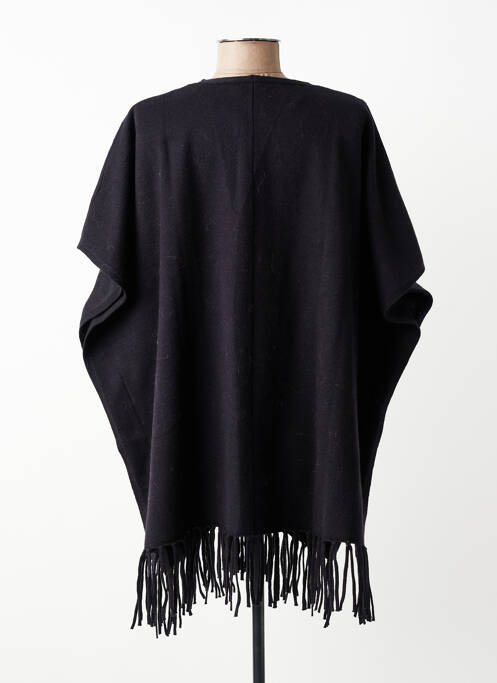 Gilet manches courtes maille fine noir ESQUALO femme