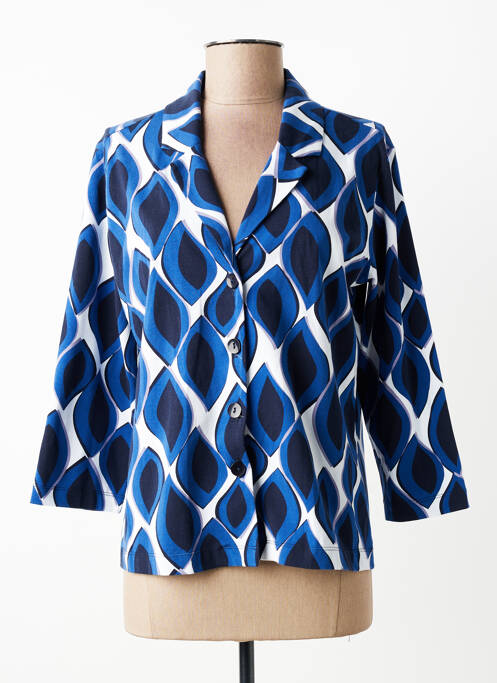 Blazer coupe cintrée bleu ZILCH femme