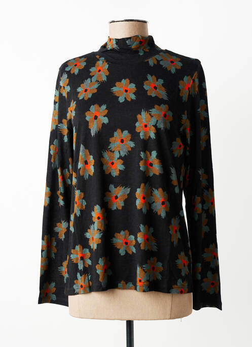 Top tissage jersey manches longues noir NICE THINGS femme