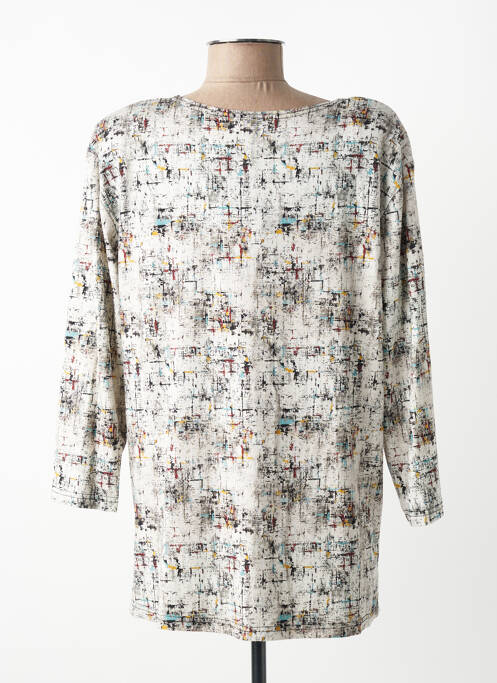 Top tissage jersey manches longues blanc OLIVER JUNG femme