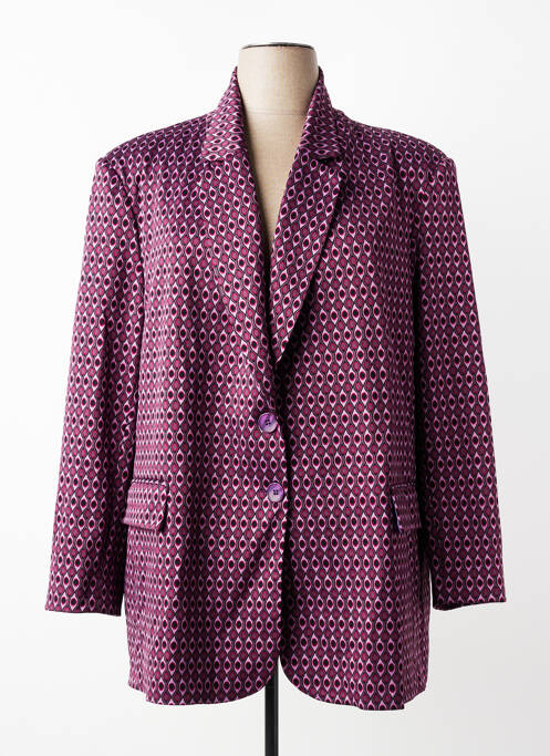 Blazer poches violet MAT. femme