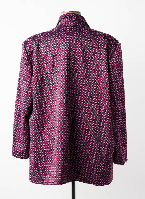 Blazer poches violet MAT. femme